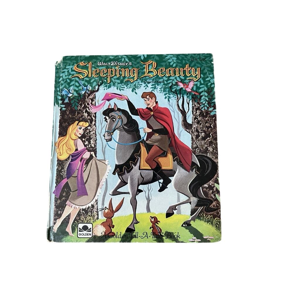 Walt Disney's Sleeping Beauty - A Golden Book 1959 - 2455-50 vintage
